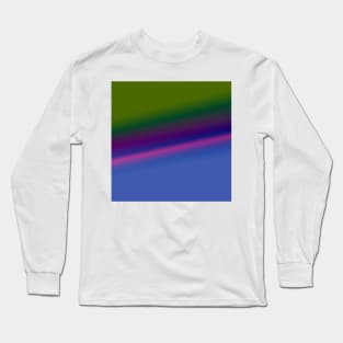 blue green grey texture abstract art Long Sleeve T-Shirt